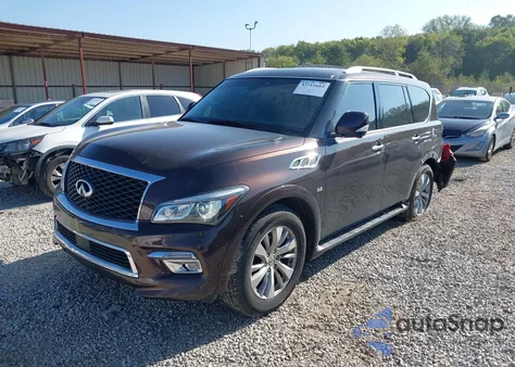 2017 Infiniti Qx80 из США, поврежденный, VIN JN8AZ2NEXH9154236